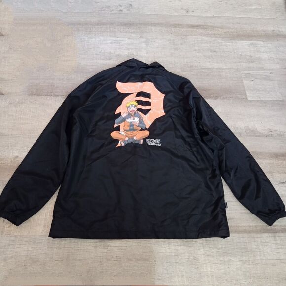 NWOT Men's Primitive Skateboarding x Naruto Shippuden Black Jacket Size M - Picture 1 of 6